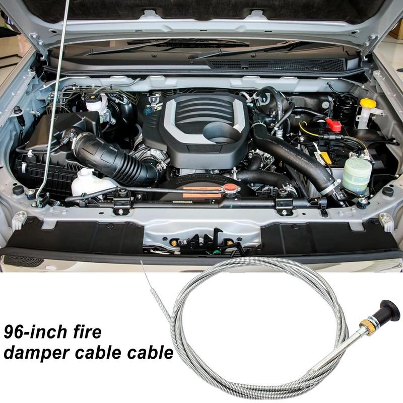 

Rotary Push Pull Cable Tractor Fire Damper Cable Precise Control Must-Have Accessory For Trolleys Mowers Lawn Tractors And Other CHINA