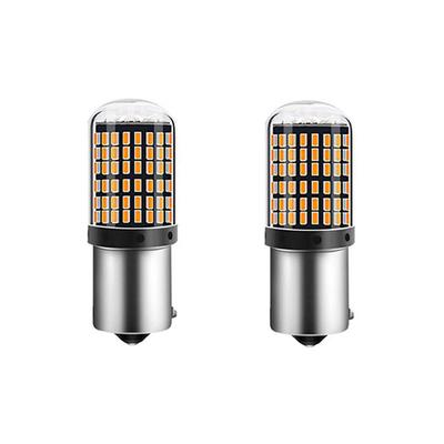 YOBIS S25 Enkel LED Blinkers, Bärnsten, Orange, Gul, Stiftvinkel, 150°, 1156, BA15S,