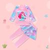 Kids' Long Sleeve Mermaid Swimsuit with Sun Protection and Quick-Dry Pants