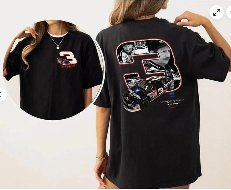 T-shirt Dale Earnhardt 03 Plus Années 90, T-shirt de Course Nascar Dale Earnhardt