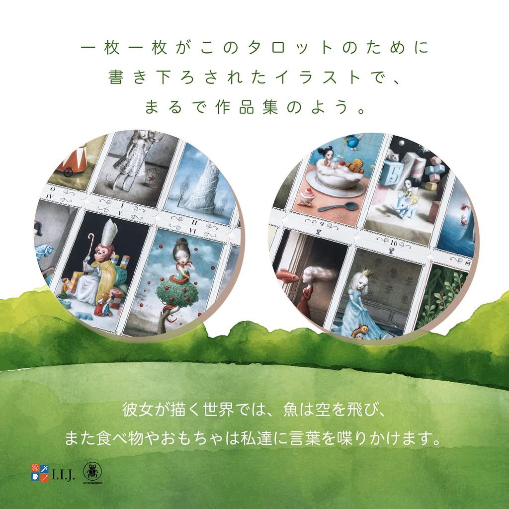 Nicoletta Ceccoli 78 Tarot with Japanese Authentic I.I.J. Tarot, Cards, Reading, Instructions,