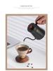 Nordic Retro Handmade Ceramic Cone Coffee Cup and Saucer Set