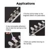 1Set False Nail Tips Practice Trainning Display Stand Holder Base Alloy Crystal Nail Art Polish Display Manicure Tools