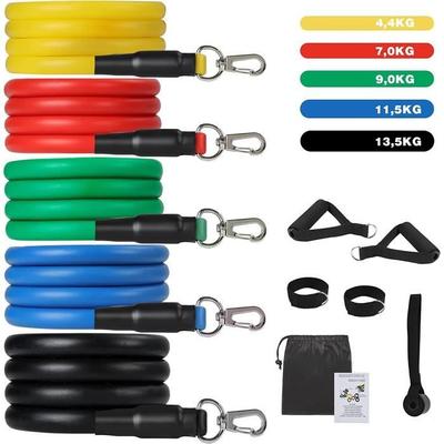Widerstandsbänder - ELASTIBAND - Fitness-Set - Zubehör enthalten - Unisex - Anfänger
