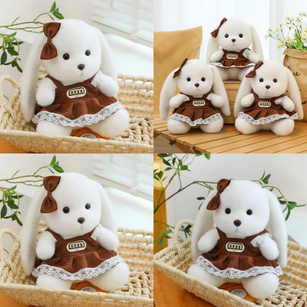 Dress Rabbit Wear Plush Toy Cartoon Stuffed Animal Doll Kids Gifts Birthday
