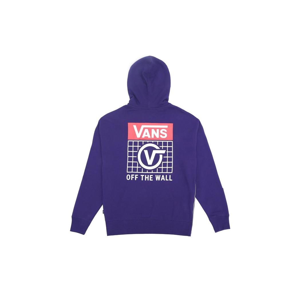 Vans Logo Pattern Hoodie Men hoodies Purple VN0A4BPM4N1