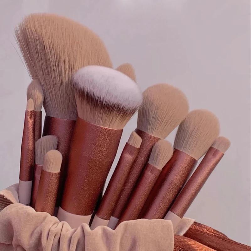Mixing Makeup Brush Beauty Tools 13 Piece Soft Fluffy Makeup Brush Set for Cosmetics Foundation Blush Powder Eyeshadow Kabuki
