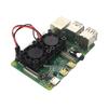 Dual Fan Heatsink Cooler for Raspberry Pi 4B/3B+, 5V 0.3A