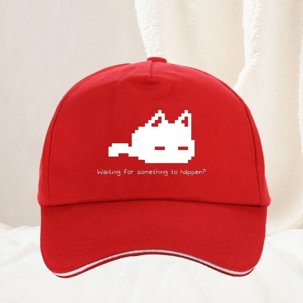 Waiting for Something To Happen Omori Cat Print Women Baseball Cap Outdoor Adventures Women Hat Adjustable