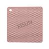 Square Honeycomb Silicone Heat Resistant Mats Non Slip Kitchen Pot Coasters For Pads