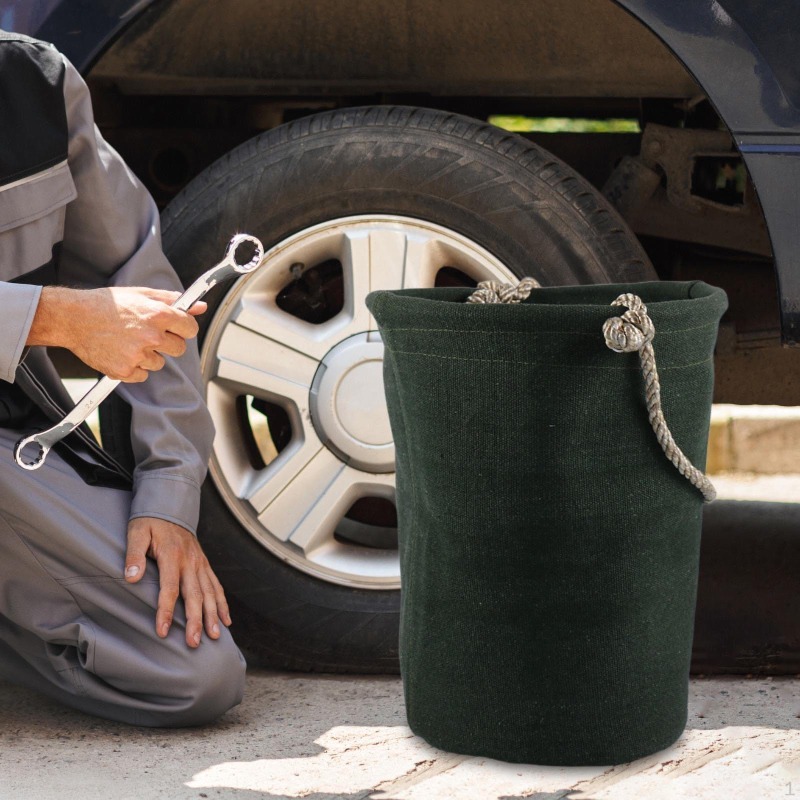 

Canvas Tool Bucket Aerials Grunt Bag Multifunction Carrier Utility Storage Equipment for