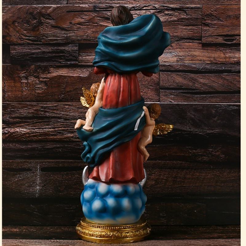 Virgin Mary Untier Our Lady Undoer of Knots Catholic Statue Figure Sculpture for Home Church Decoration