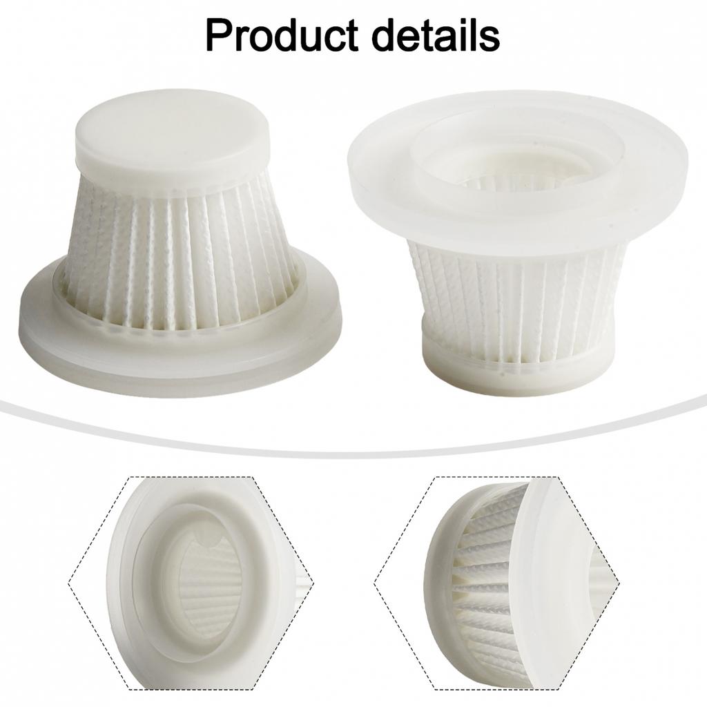 Reusable Filter Set for Cordless Car Vacuum Cleaner 6 Pieces Available