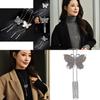 Elegant Butterfly Necklace For Women Long Fashion Sweater Chain Vintage Accessory