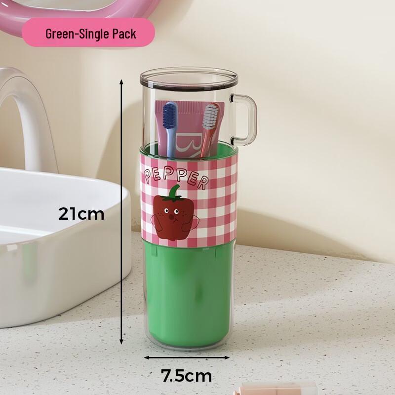 Cmaos Travel Wash Cup and Toothbrush Holder