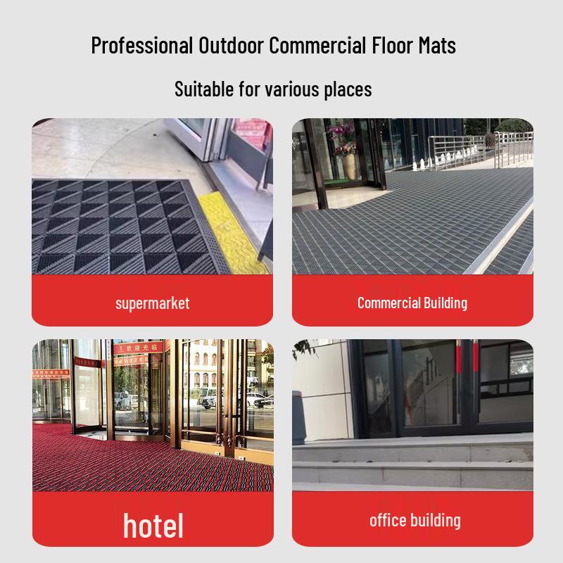 Interlocking Anti-Slip Outdoor Entryway Dirt & Dust Removal Mat