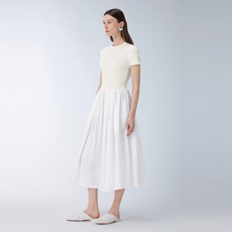 

JNBY Spring/Summer Hepburn Style Slim-Fit Patchwork Dress XL