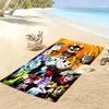 Cuphead Print Beach Towel, Large Soft Quick Dry Towel for Beach Camping Swimming