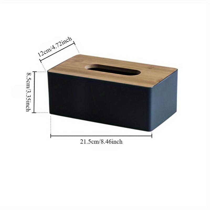 Tissue Box Napkin Holder Case Paper Box Container Bamboo Cover Solid Wood Hotel Storage Box Home Table Decoration