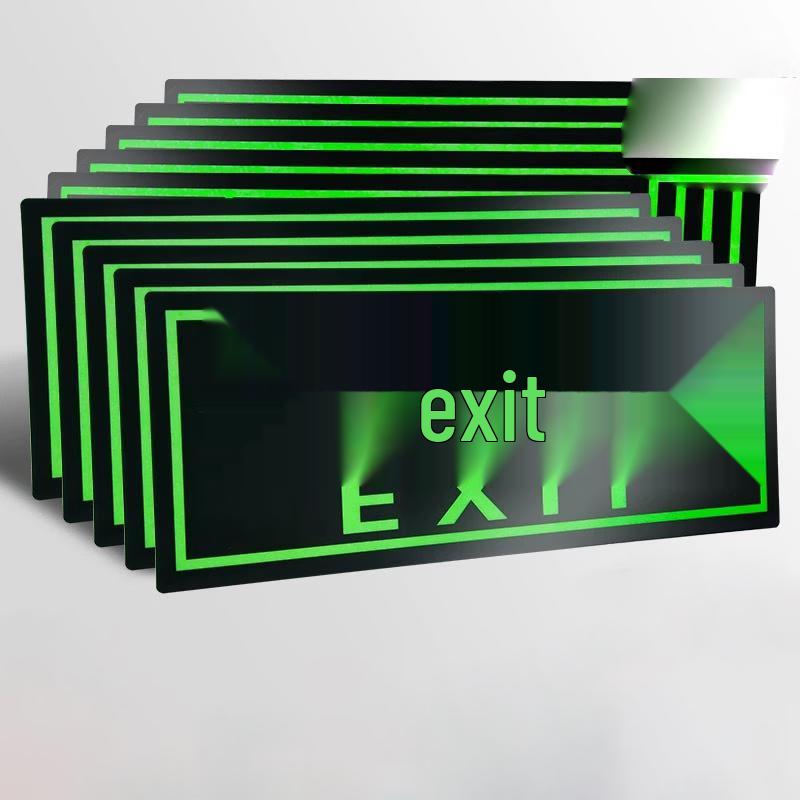 

Luminous Safety Exit Sign Sticker