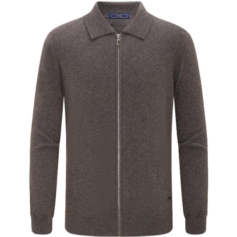 EMZ Erdos Men's Wool & Cashmere Lapel Jacket