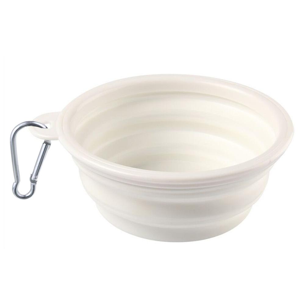 Dog Bowl Portable Folding Pet Bowl Collapsible Silicone Water Bowl for Dog Outdoor Travel Puppy Feeder Dish Food Container