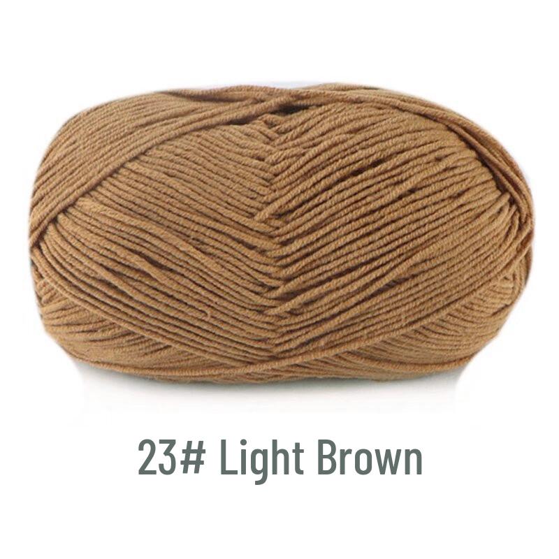 Suhe 4-Ply Combed Milk Cotton Yarn for Crochet & DIY Knitting Projects