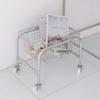 Large Capacity Mobile Trolley Storage Rack Convenient Book Shelf Home Snack Storage Basket  Bedroom