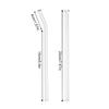 10Pcs High Borosilicate Glass Straw Eco Friendly Drinking Straw Reusable Glass Straw for Cocktail Smoothie Bar Accessories