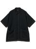Beams Men's Stitched Easy Shirt, Black, Size Small, 11011560277