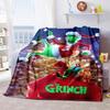 Christmas Gift Comedy Movie How the Grinch Stole Christmas blanket home warming, four season bed decoration sofa cover flannel throwing blanket K15