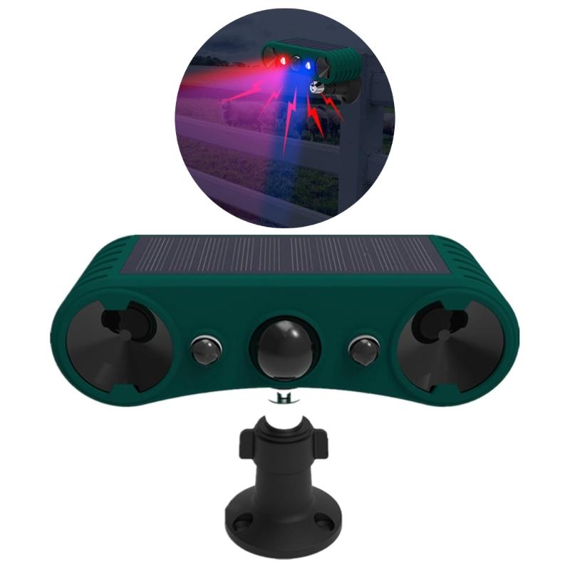 Multifunctional Animal Repeller Plastic Solar Motion Alarm Animal Driver Solar Alarm Solar Animal Repeller ABS Texture