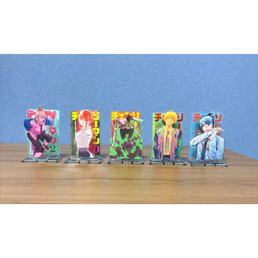 Used Chainsaw Man Acrylic Stand Denji Makima Power Aki Hayakawa Rare