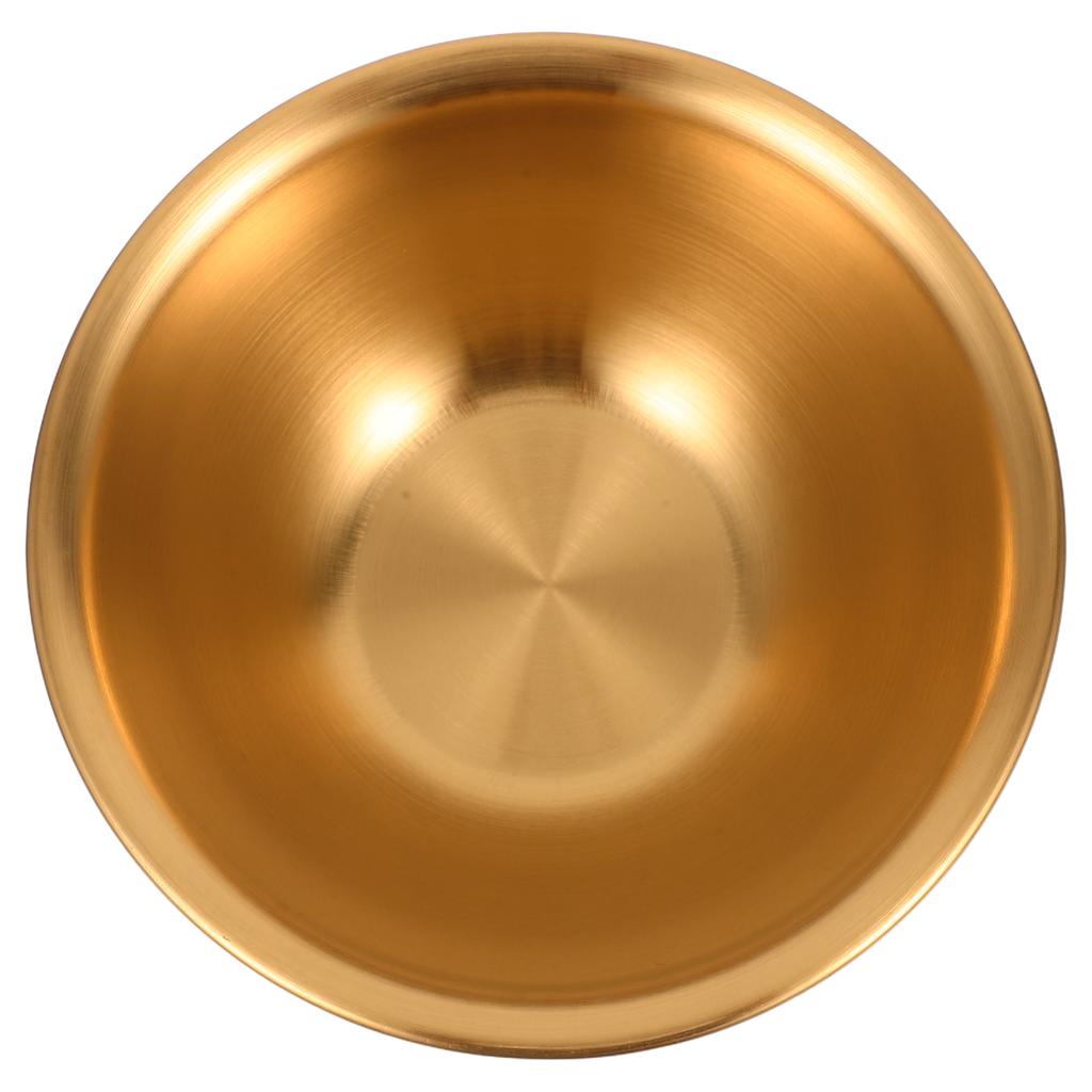Korean V-Shaped Stainless Steel Bowl For Salad Ramen And Hot Pot Condiment Single-Layer Design For Kitchen Use