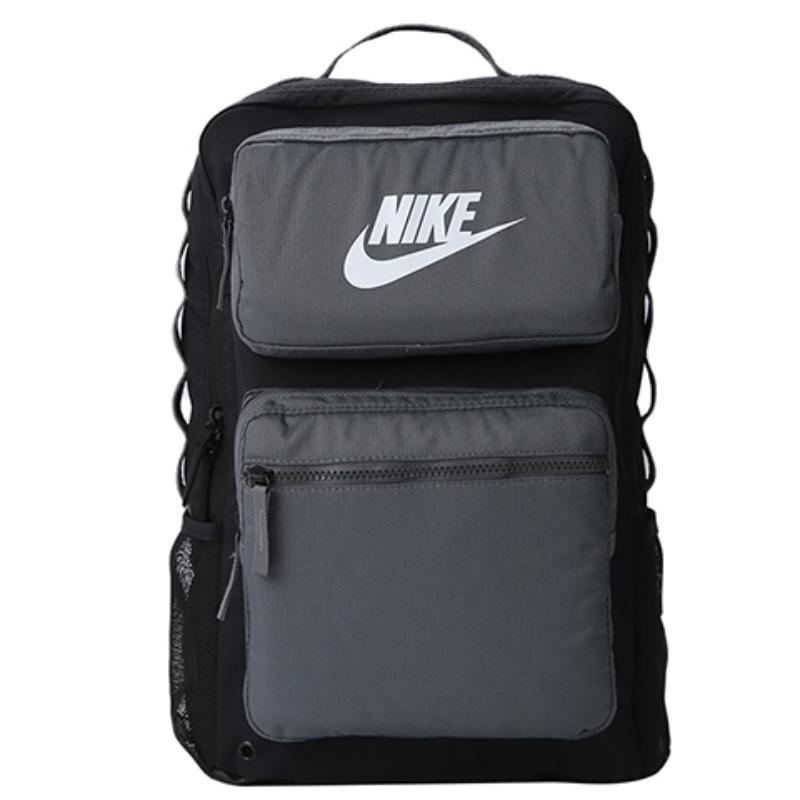 

Nike Polyester Backpack Regular Men s Black Gray Lightweight Casual BA6170-010 черный серый