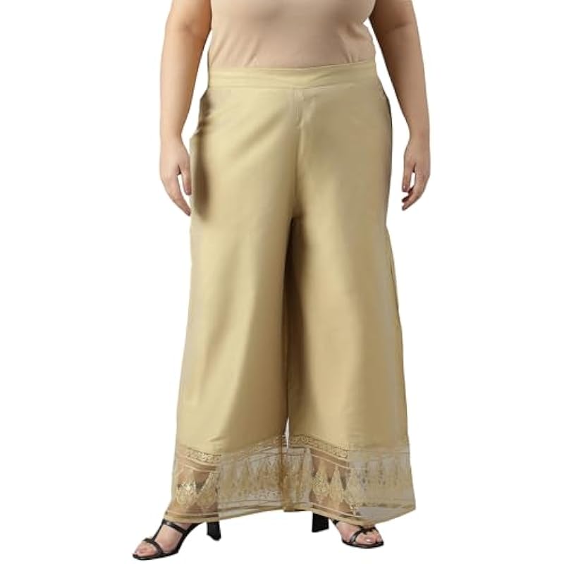W Strechable Parallel Pants for Women | Trousers for Women | W for Woman