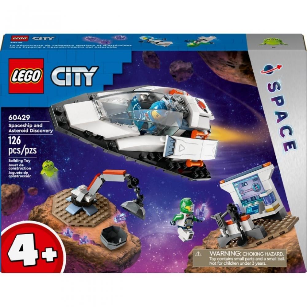 

Космический корабль Lego и обнаруженный астероид 60429