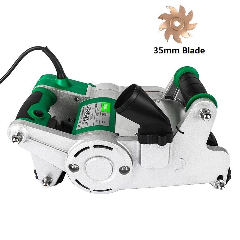 Electric Wall Chaser Machine 1100W 25MM/35MM Wall Groove Cutting Machine/Line Slot Machine 220V Tile Cutter