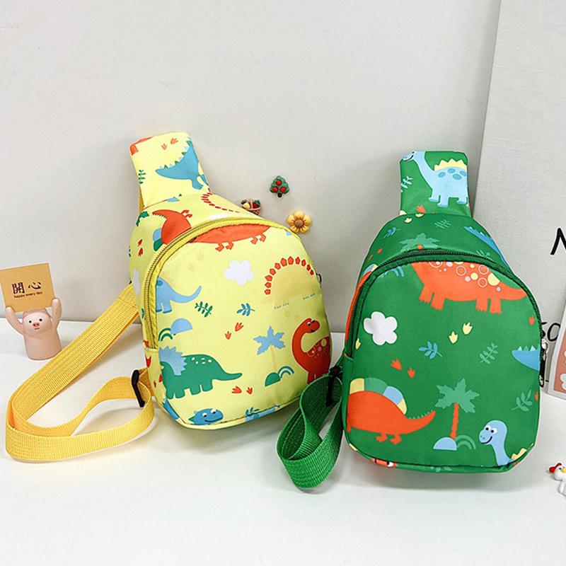 Sac de poitrine pour enfants, motif dinosaure, sacs à main pour enfants, sacs de voyage à bandoulière