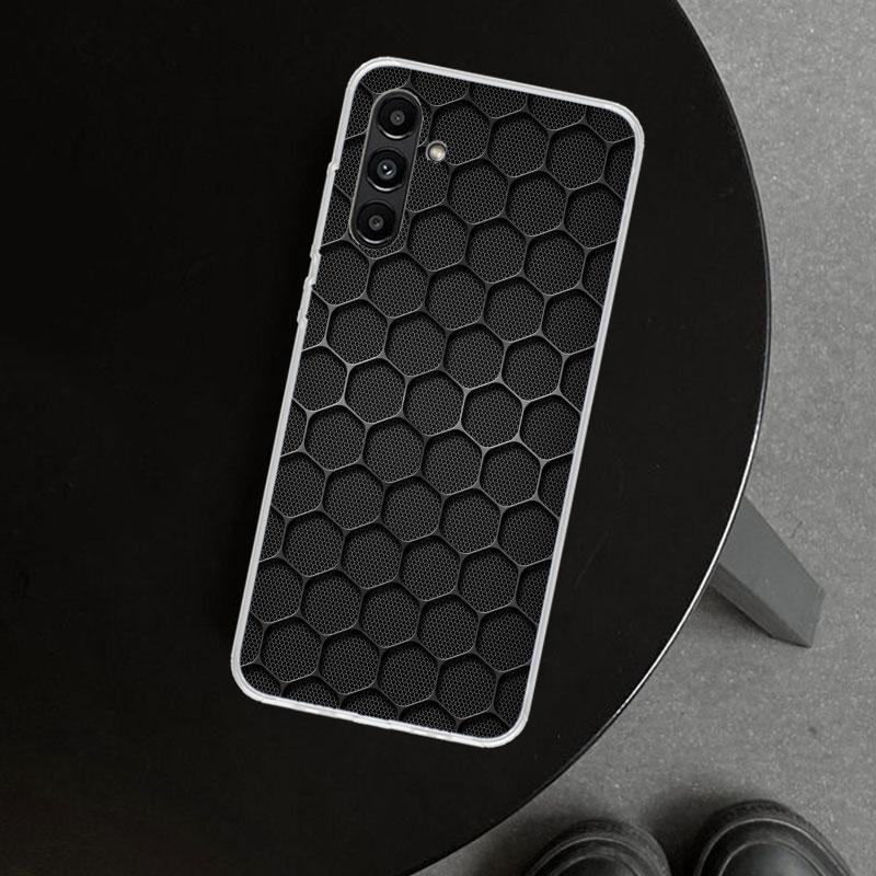 Forged Carbon Pattern Phone Case Cover for Samsung Galaxy A17 A16 A26 A36 A56 A57 A37 A15 A25 A35 A55 A14 A24 A34 A54 A13 A23 A3
