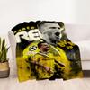 Ronaldo's Legacy In Red Flannel Blanket-Soft and Suitable for Sofas,Beds,Offices,Travel,All Seasons,Great Gift for Holidays and Birthdays.
