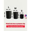 Trash Can Plastic Wastebasket Round Garbage Container Bin for Bathroom Kitchen Bedroom Home Office College Dorm