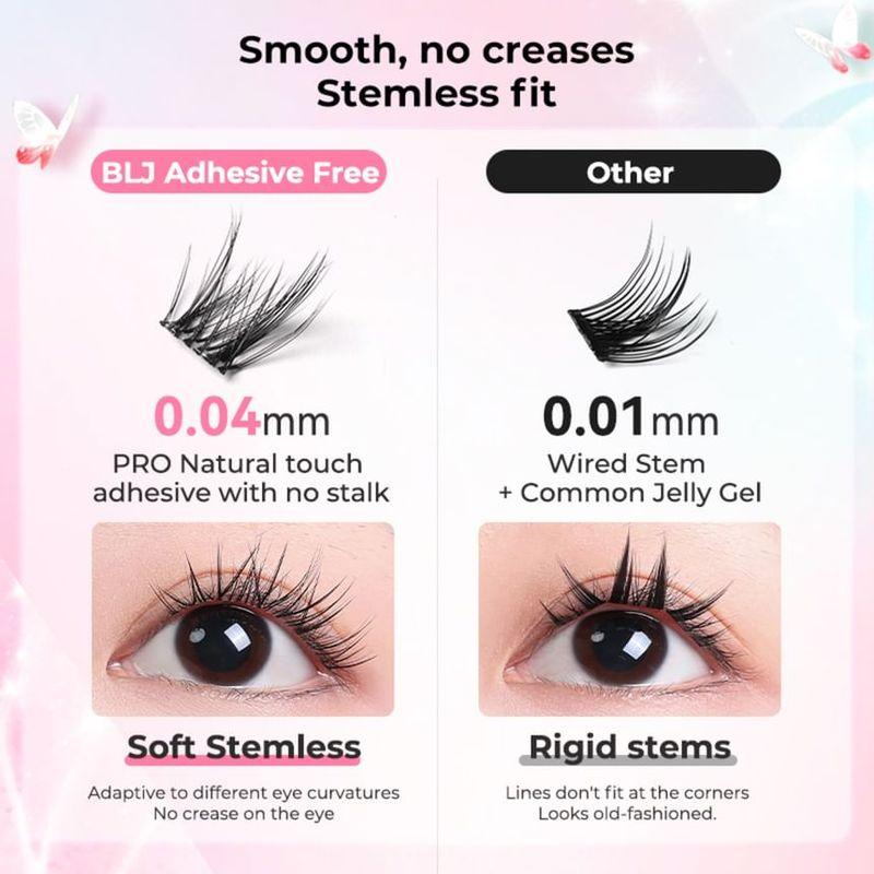 BLJ - Comic Eyes Glue-free False Eyelashes - HD04