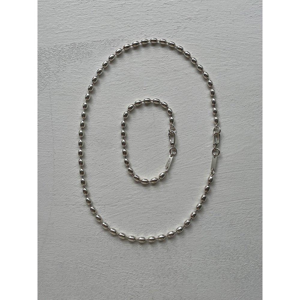 Volume Egg Ball Chain Necklace_Mvn60