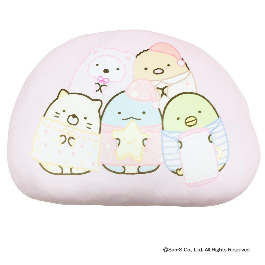 MORIPiLO Morishita Body Pillow for Children and Adults Sumikkogurashi Pink 40x30cm Fluffy Material Stuffed Cushion Character Goods Sumikkogurashi