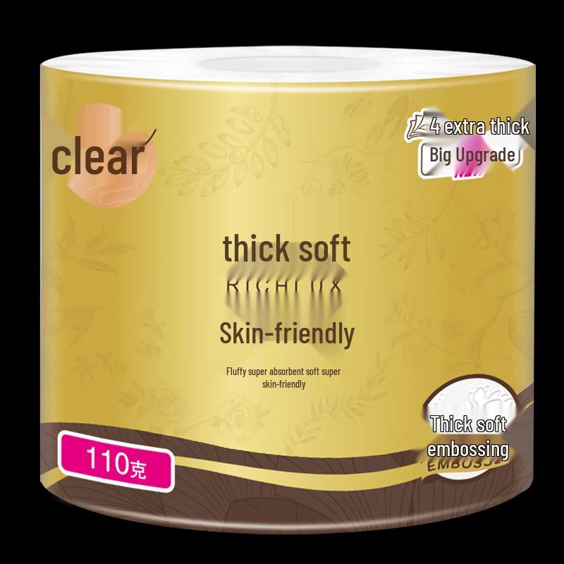 Qingfeng 4-Ply Unscented Toilet Paper Rolls