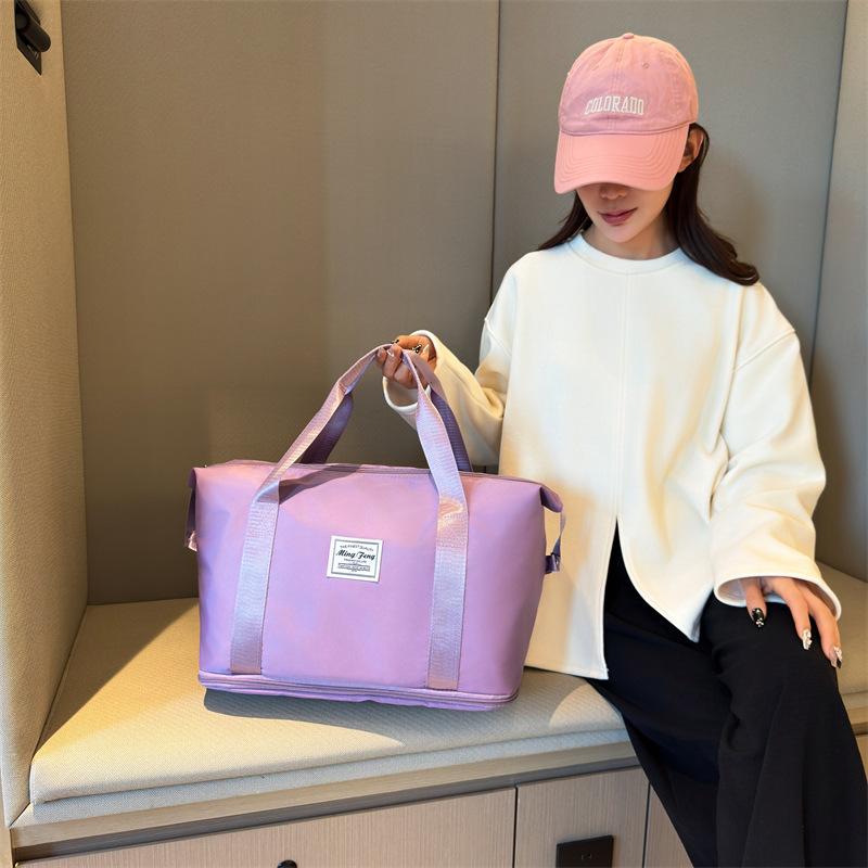 Large Capacity Waterproof Travel Bag with Dry Wet Separation, Sports Swimming and Fitness Bag, Short Distance Business Travel Luggage Bag