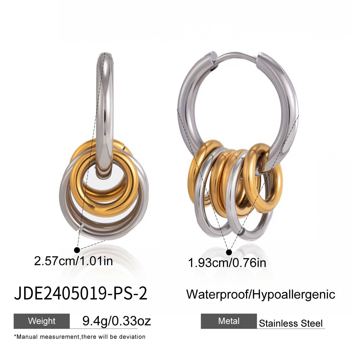 Stainless Steel Earrings Fashion Jewelry