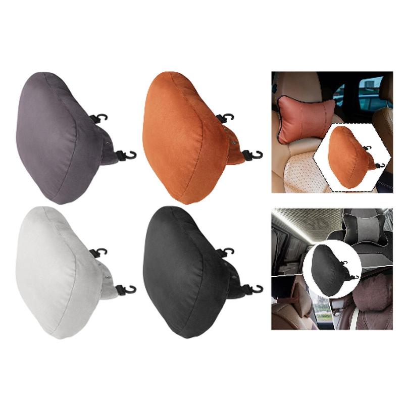 Universal Car Neck Rest Pillow Soft Suede Head Support Cushion Removable Cover for Ledao L60 Interior
