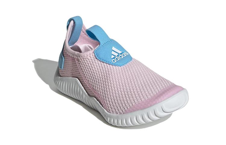 Adidas Summer.Rdy Fabric Comfortable Slip Resistant Abrasion Resistant Low top Kids' Running Shoes Pink GY9398
